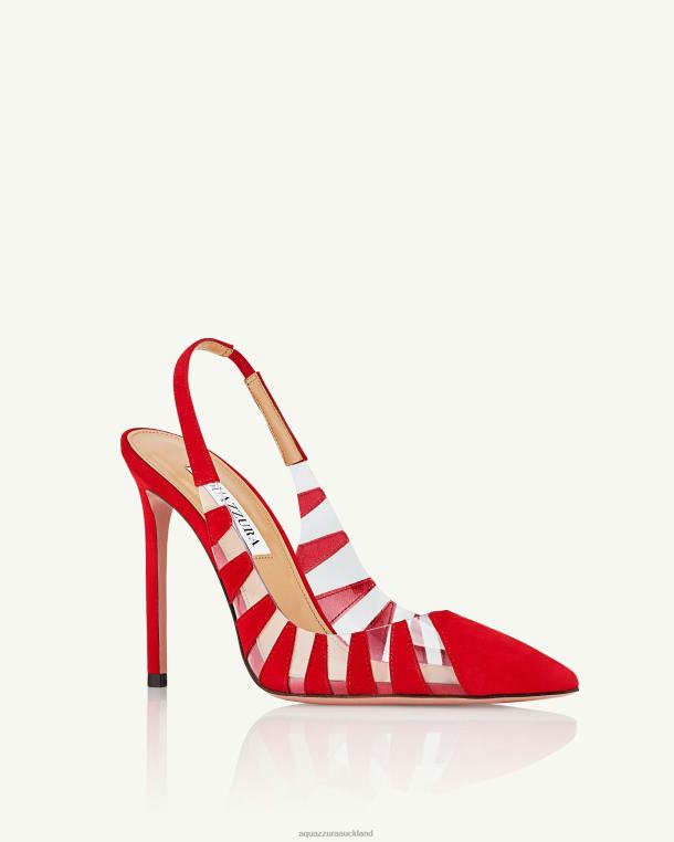 Aquazzura Hot Rumor Sling 105 RED TZ666202