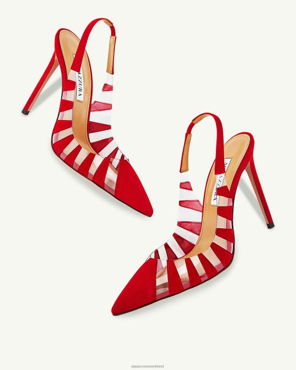 Aquazzura Hot Rumor Sling 105 RED TZ666202