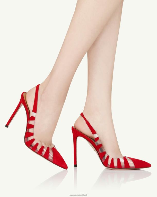 Aquazzura Hot Rumor Sling 105 RED TZ666202