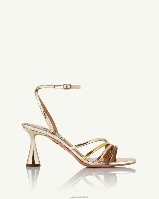 Aquazzura Latour Sandal 75 GOLD TZ66659