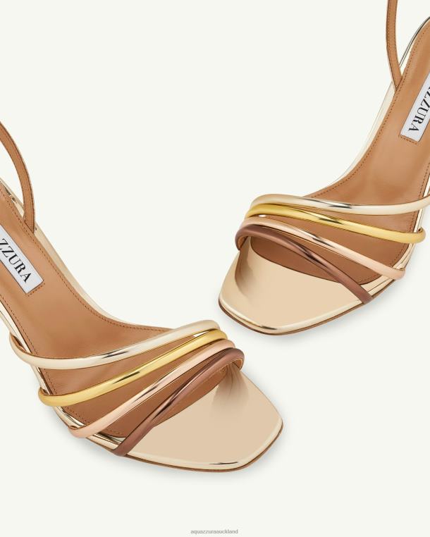 Aquazzura Latour Sandal 75 GOLD TZ66659