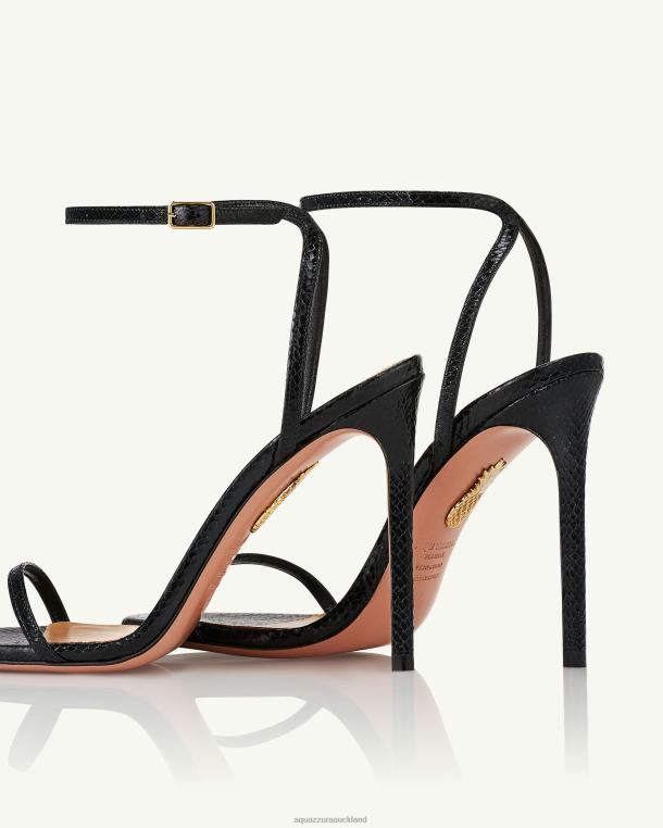 Aquazzura Olie Sandal 105 BLACK TZ66644