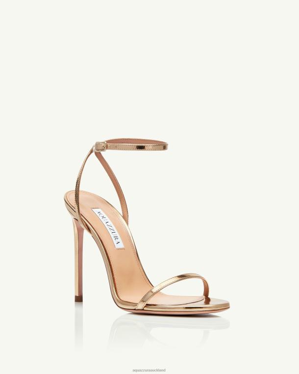 Aquazzura Olie Sandal 105 GOLD TZ666135