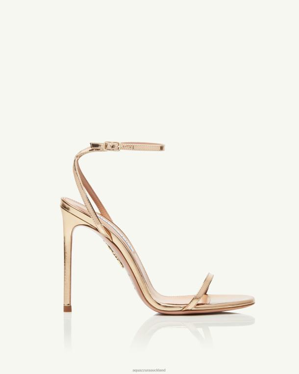 Aquazzura Olie Sandal 105 GOLD TZ666135