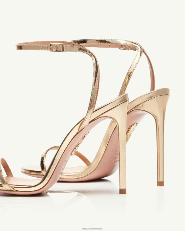 Aquazzura Olie Sandal 105 GOLD TZ666135