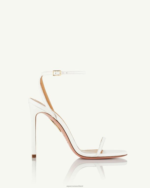 Aquazzura Olie Sandal 105 WHITE TZ66623