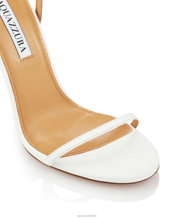 Aquazzura Olie Sandal 105 WHITE TZ66623