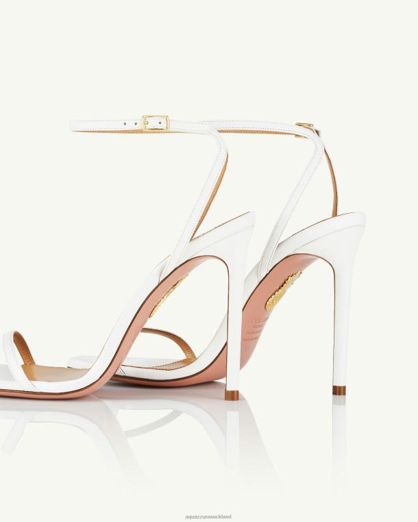 Aquazzura Olie Sandal 105 WHITE TZ66623