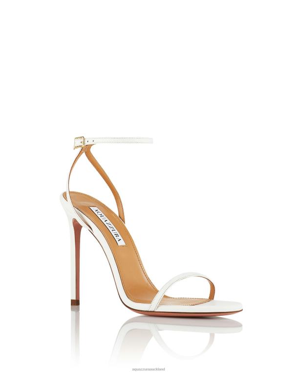 Aquazzura Olie Sandal 105 WHITE TZ66623