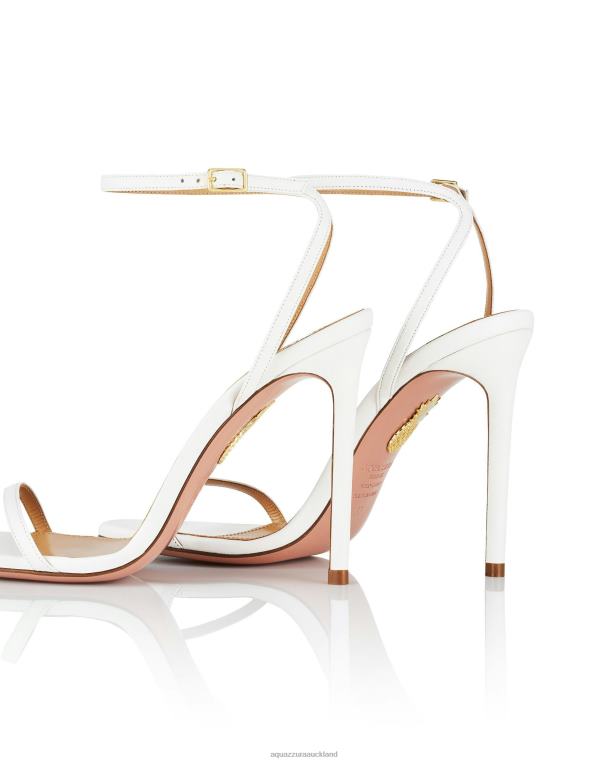 Aquazzura Olie Sandal 105 WHITE TZ66623