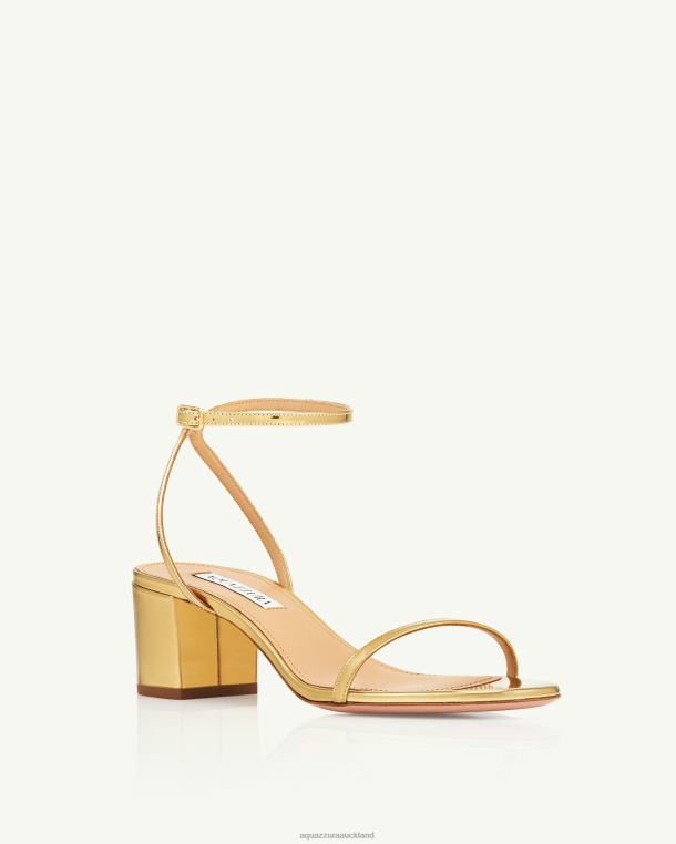 Aquazzura Olie Sandal 50 GOLD TZ66675