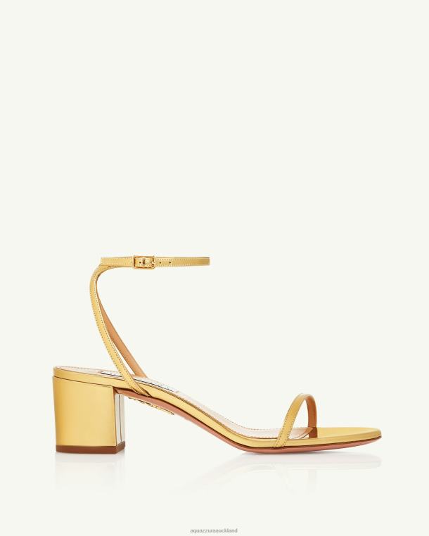 Aquazzura Olie Sandal 50 GOLD TZ66675