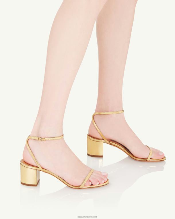 Aquazzura Olie Sandal 50 GOLD TZ66675