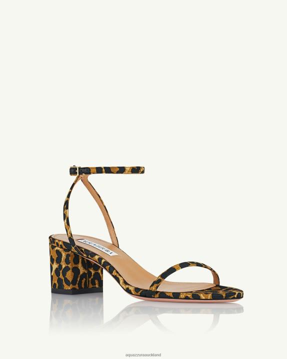 Aquazzura Olie Sandal 50 LEOPARD R4L65