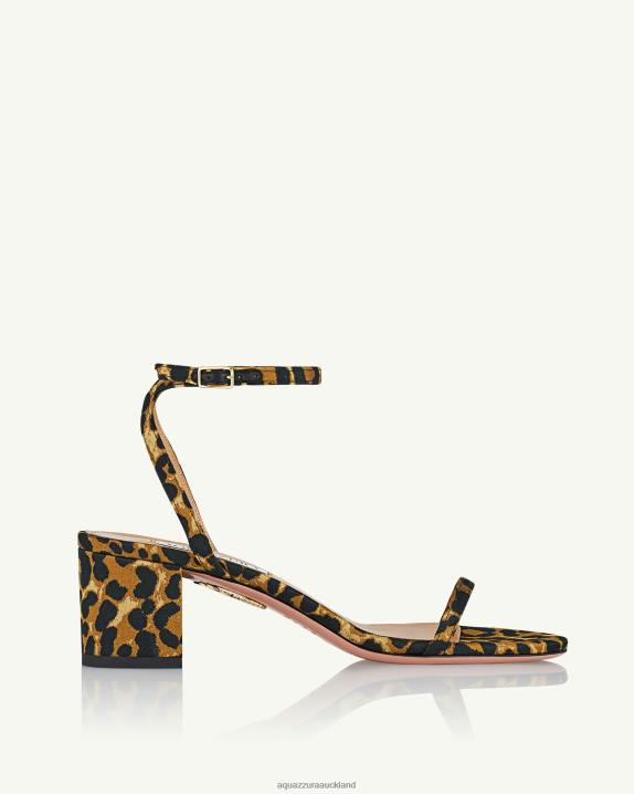 Aquazzura Olie Sandal 50 LEOPARD R4L65