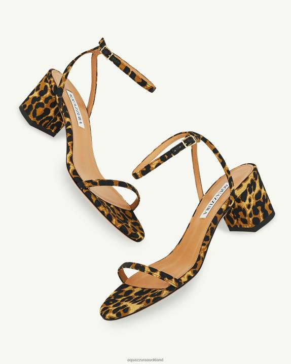 Aquazzura Olie Sandal 50 LEOPARD R4L65