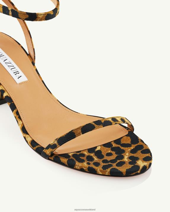 Aquazzura Olie Sandal 50 LEOPARD R4L65