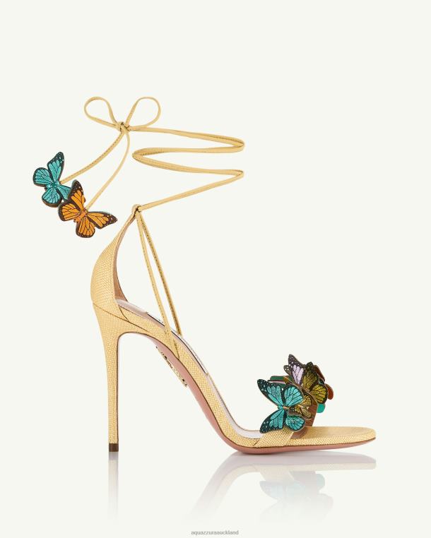 Aquazzura Papillon Sandal 105 BEIGE TZ666138