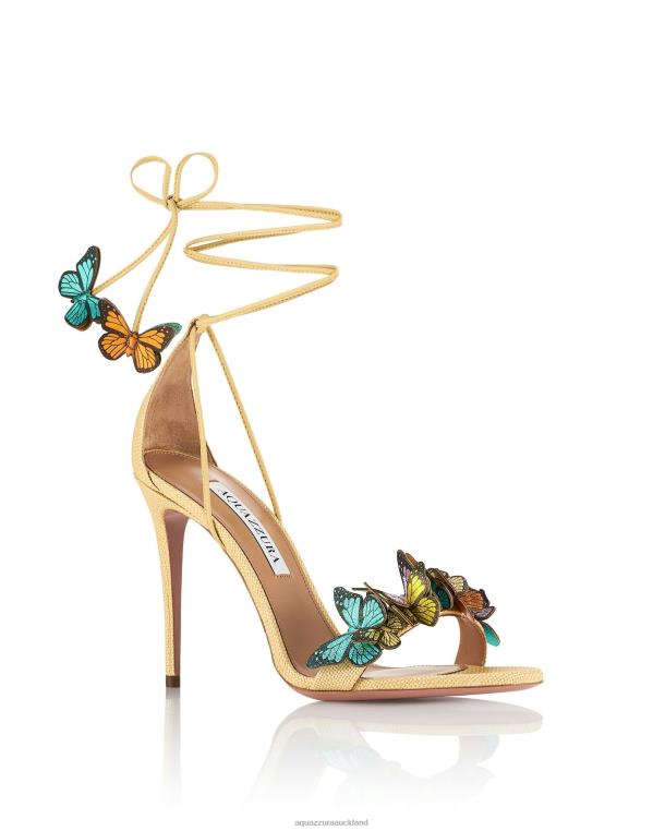 Aquazzura Papillon Sandal 105 BEIGE TZ666138