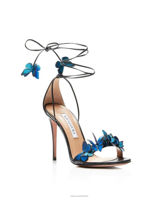 Aquazzura Papillon Sandal 105 BLACK TZ66654