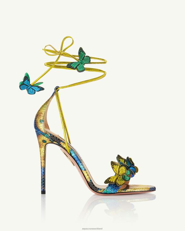 Aquazzura Papillon Sandal 105 MULTICOLOR TZ666124