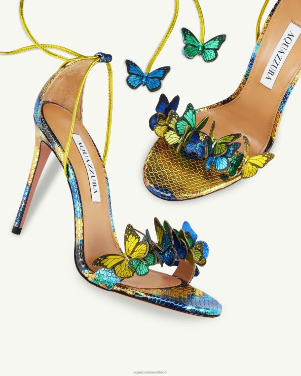 Aquazzura Papillon Sandal 105 MULTICOLOR TZ666124