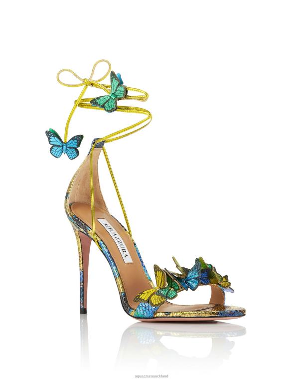 Aquazzura Papillon Sandal 105 MULTICOLOR TZ666124