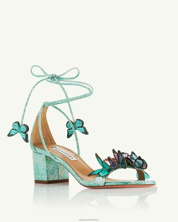 Aquazzura Papillon Sandal 50 BLUE TZ66616