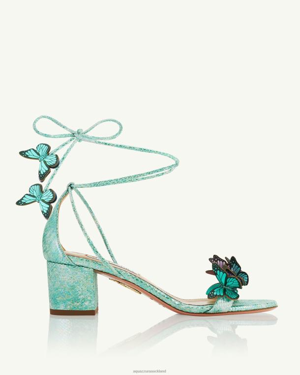 Aquazzura Papillon Sandal 50 BLUE TZ66616