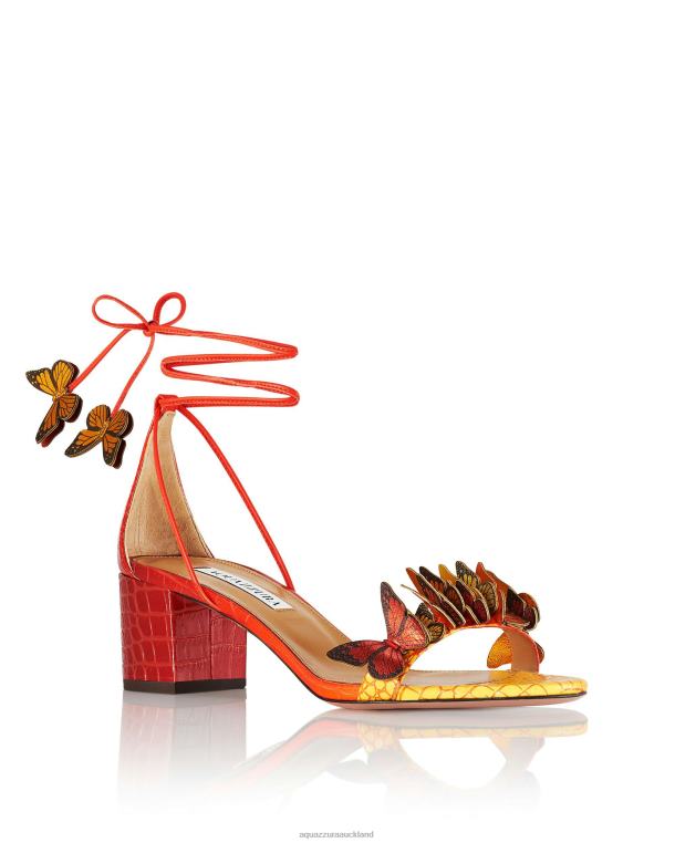 Aquazzura Papillon Sandal 50 ORANGE TZ66697