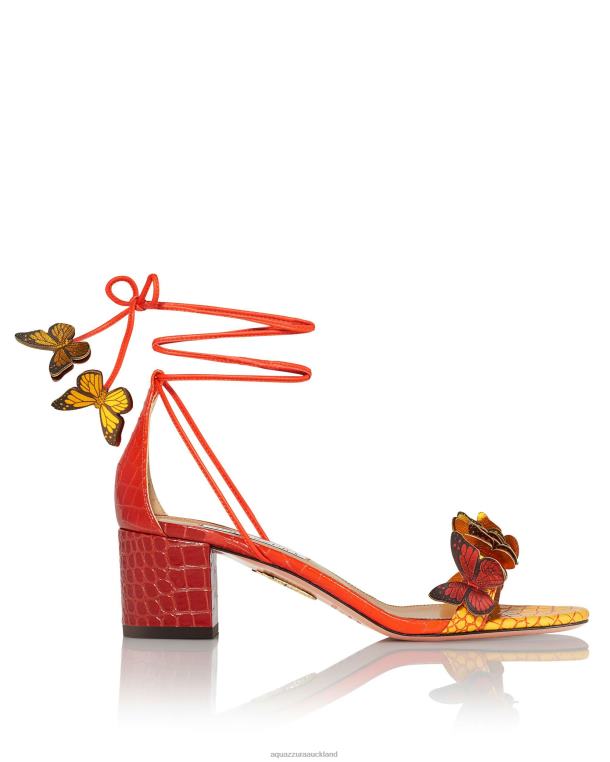 Aquazzura Papillon Sandal 50 ORANGE TZ66697