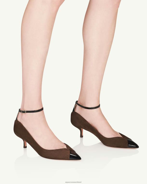 Aquazzura Pinot Pump 50 BROWN TZ666186