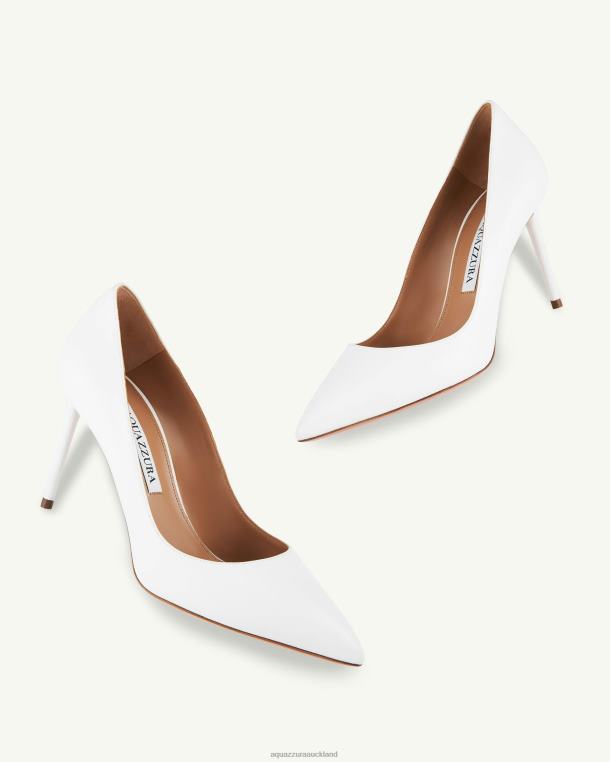 Aquazzura Purist Pump 85 WHITE TZ666236