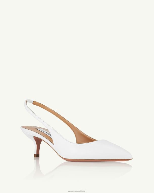 Aquazzura Purist Sling 50 WHITE TZ666248