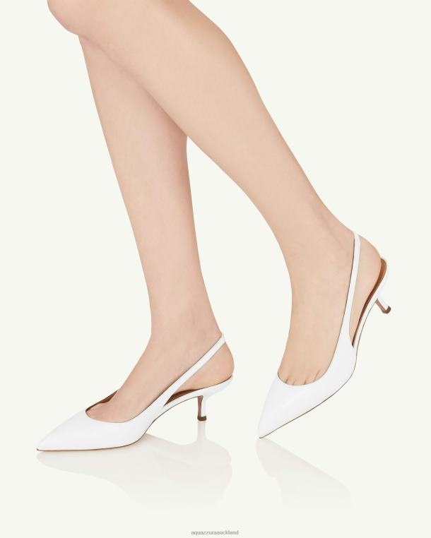 Aquazzura Purist Sling 50 WHITE TZ666248