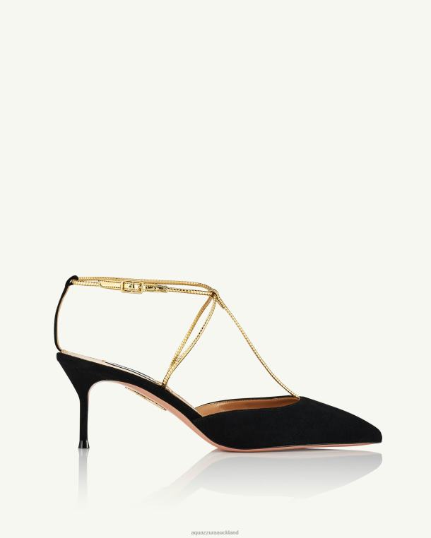 Aquazzura Roman Romance Pump 65 BLACK TZ666214