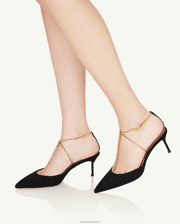 Aquazzura Roman Romance Pump 65 BLACK TZ666214