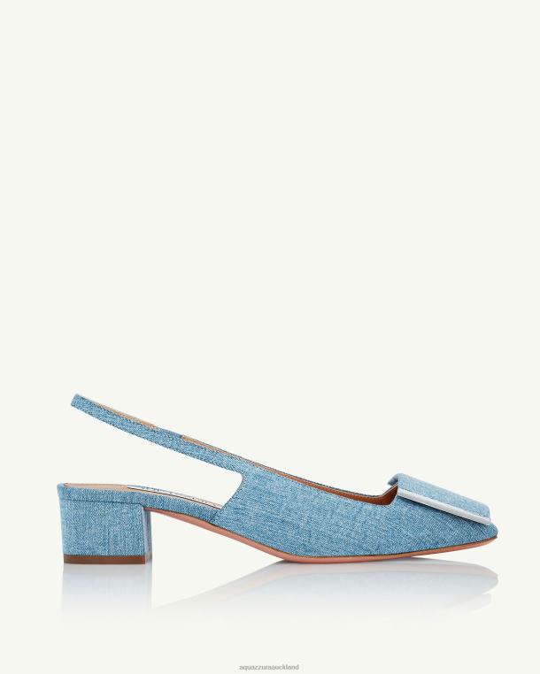 Aquazzura Shibuya Sling 35 BLUE TZ666178