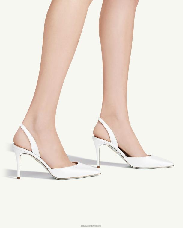 Aquazzura So Nude Pump 85 WHITE TZ666237