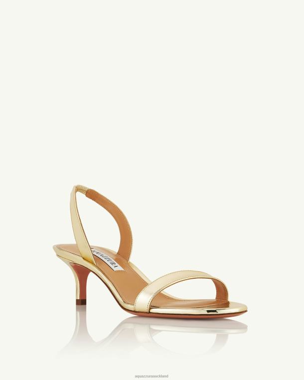 Aquazzura So Nude Sandal 50 GOLD TZ666108