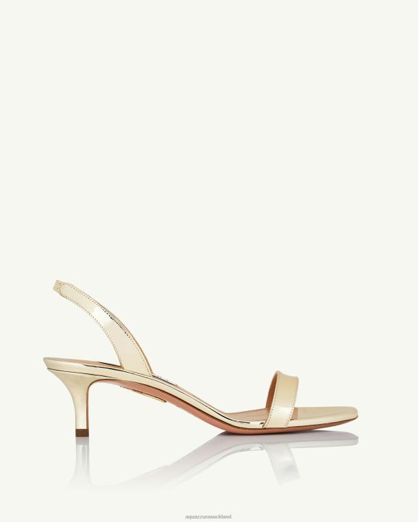 Aquazzura So Nude Sandal 50 GOLD TZ666108