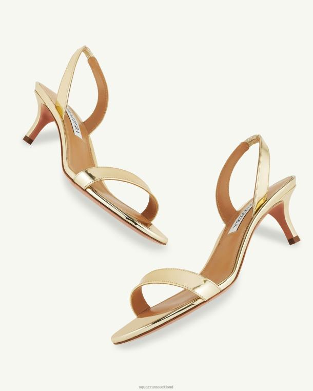 Aquazzura So Nude Sandal 50 GOLD TZ666108