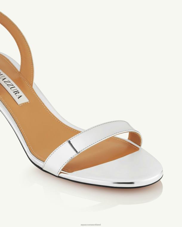 Aquazzura So Nude Sandal 50 SILVER TZ666109