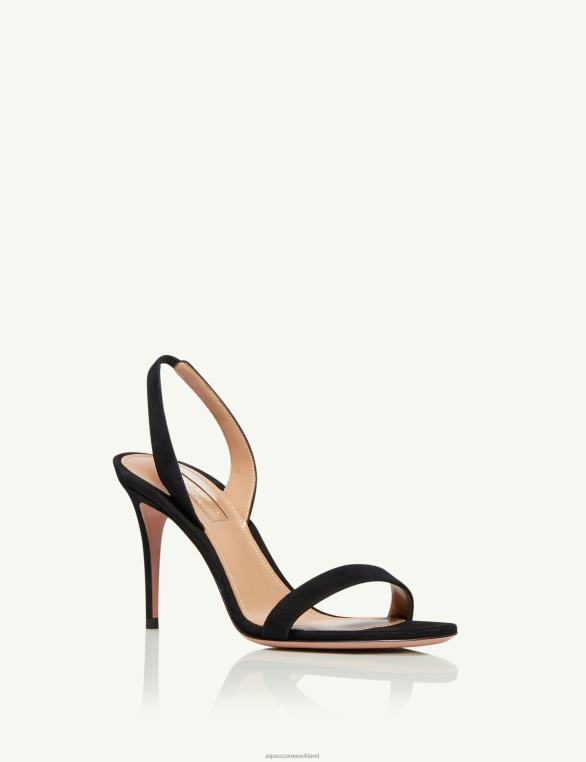 Aquazzura So Nude Sandal 85 BLACK TZ666122