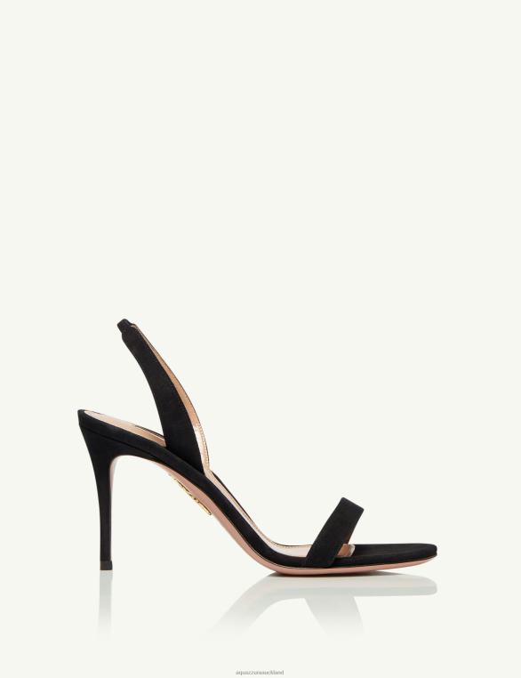 Aquazzura So Nude Sandal 85 BLACK TZ666122