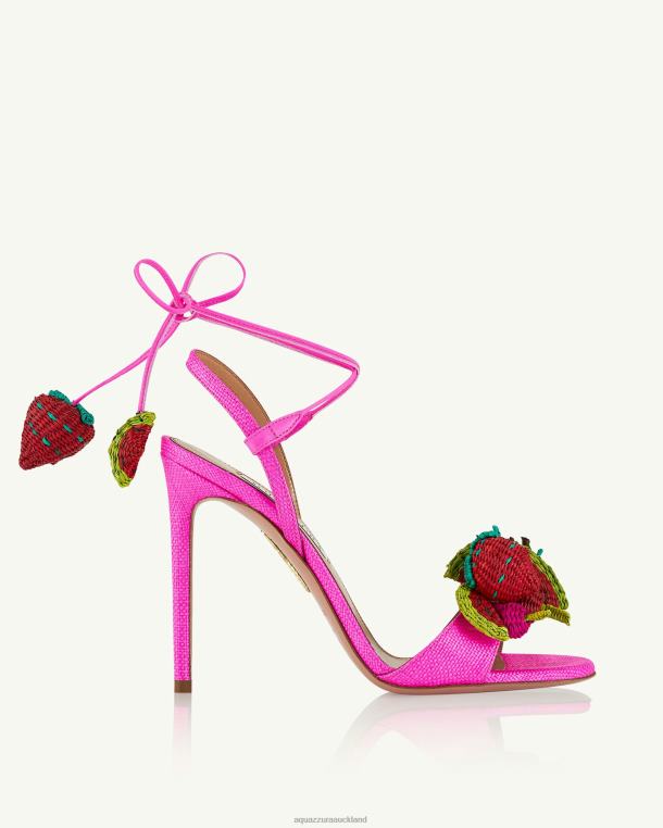 Aquazzura Strawberry Punch Sandal 105 FUCHSIA TZ66665