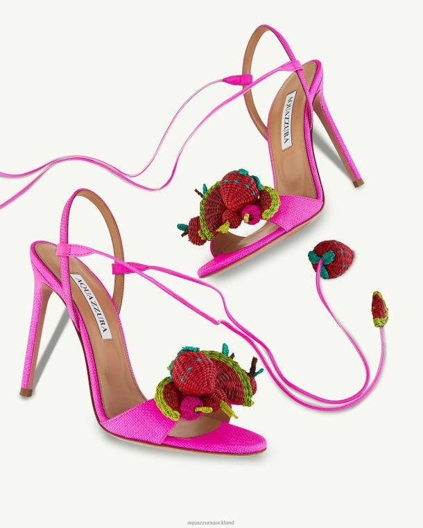 Aquazzura Strawberry Punch Sandal 105 FUCHSIA TZ66665