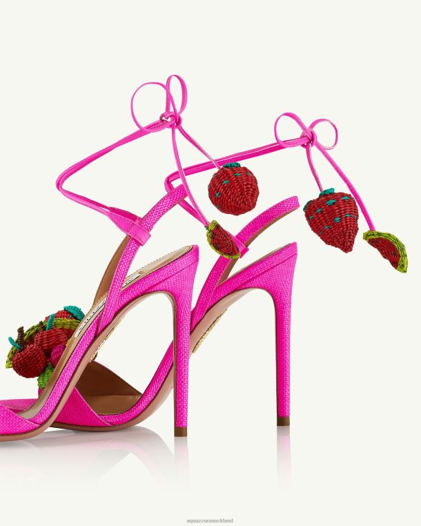 Aquazzura Strawberry Punch Sandal 105 FUCHSIA TZ66665