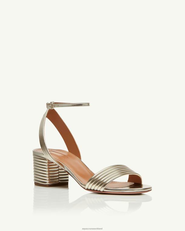 Aquazzura Sundance Sandal 50 GOLD TZ666130