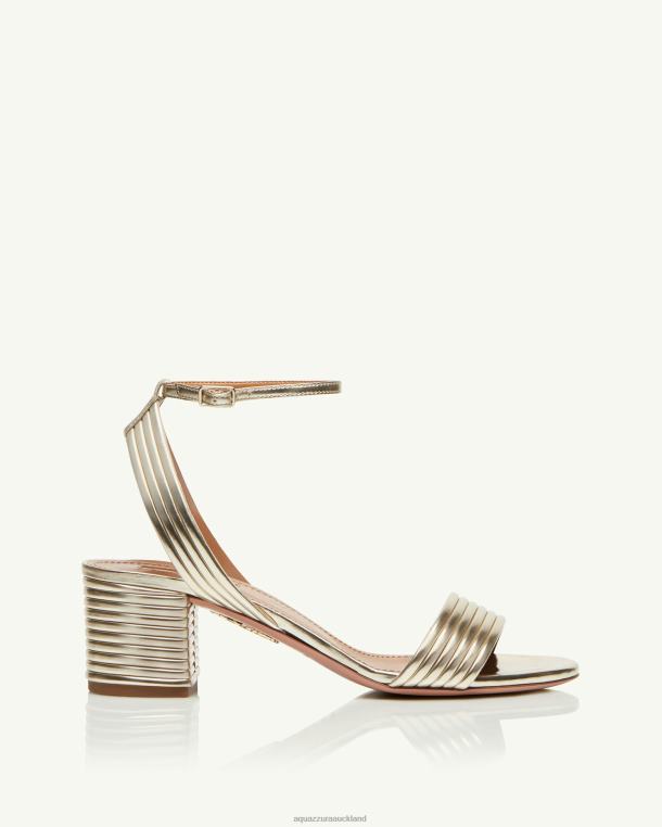 Aquazzura Sundance Sandal 50 GOLD TZ666130